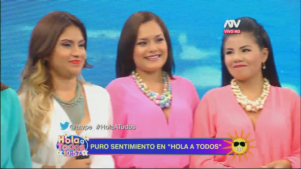 HOLA A TODOS 01/03/16 THAMARA, LESLIE Y ESTRELLA EN VIVO LE RESPONDEN A 'CORAZON SERRANO'