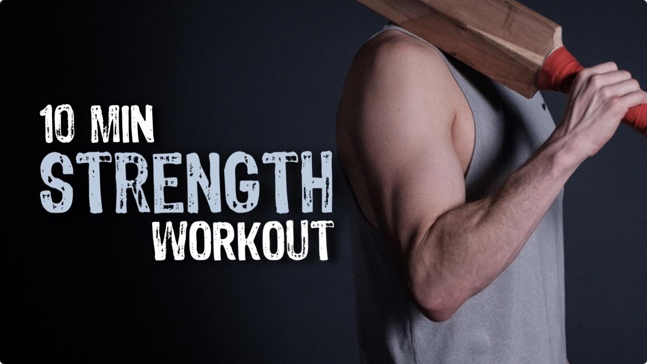 10-Min Cricket Fitness Strength Workout