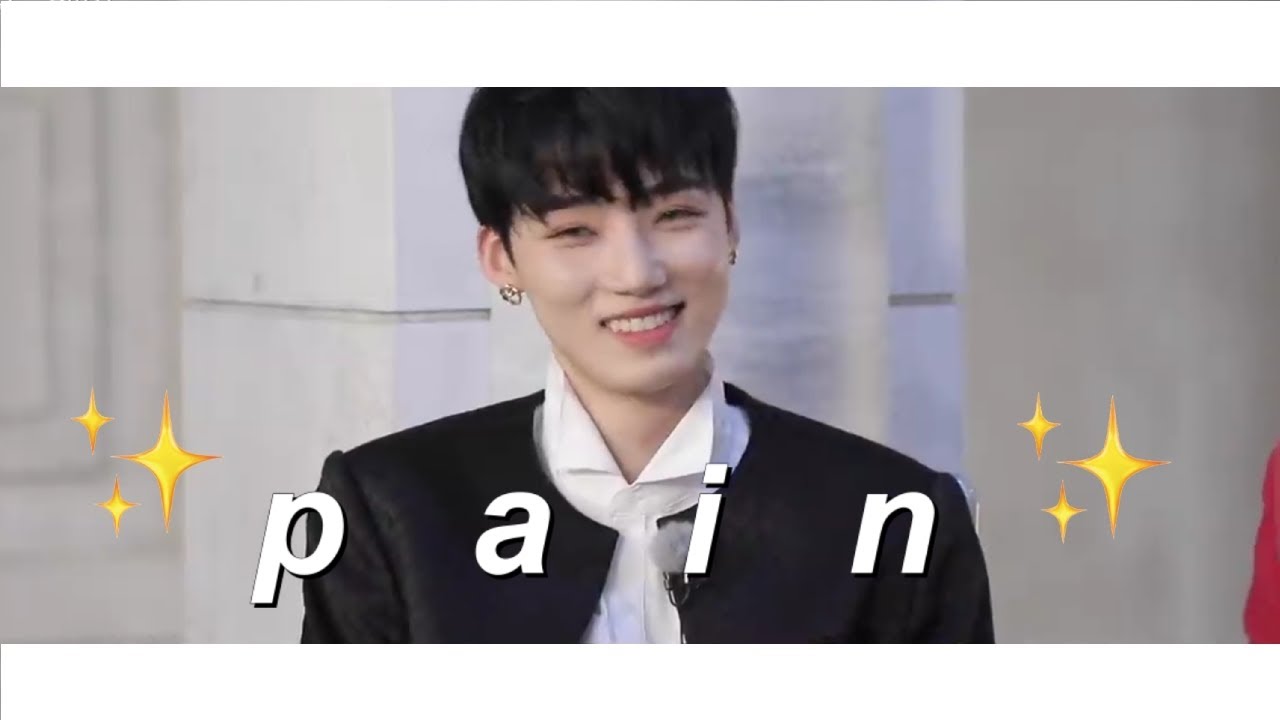 hyunjae admiring king jacob from afar and the other boyz are there too