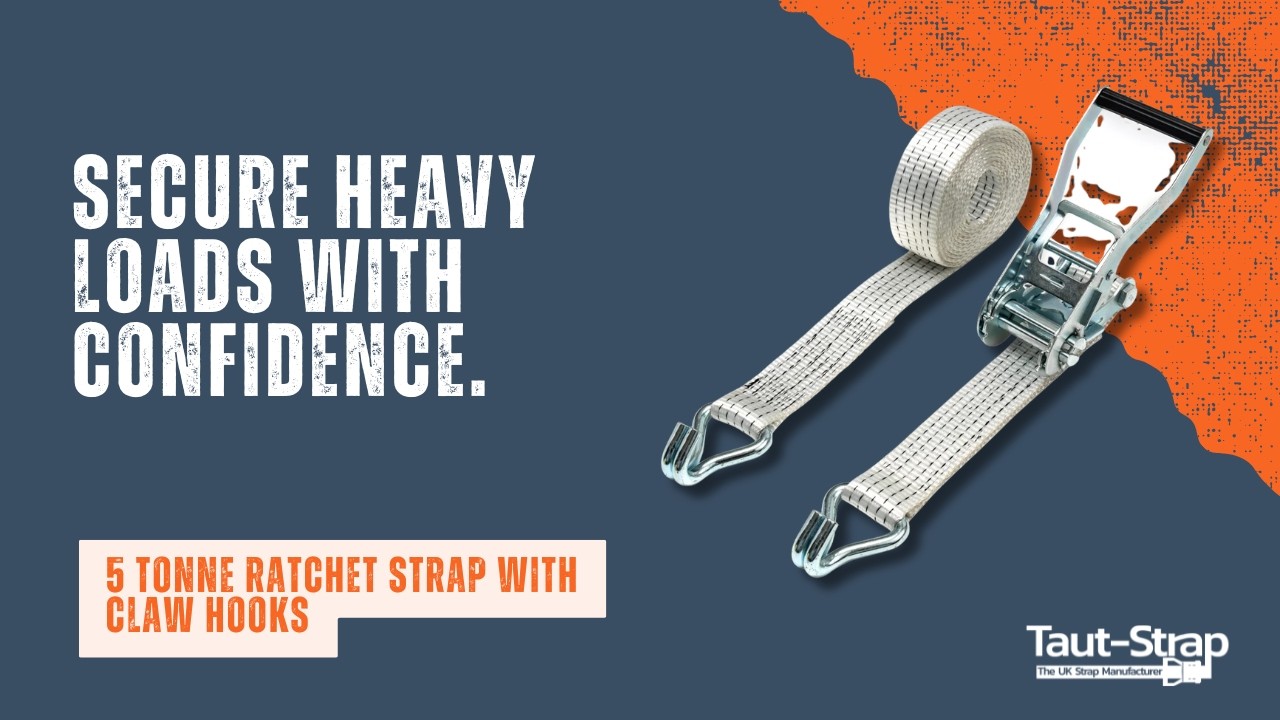5 Tonne Ratchet Strap with Claw Hooks