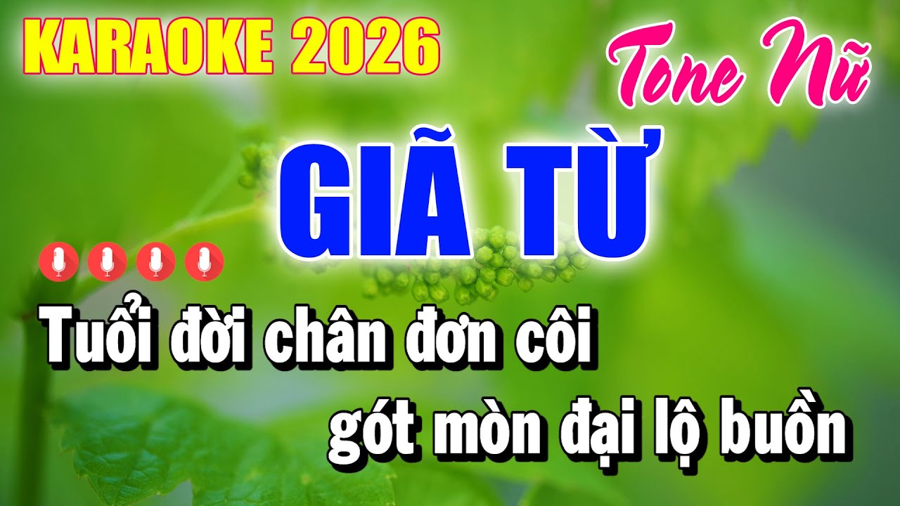 Karaoke Giã Từ Tone Nữ | Nhạc Sống Mới Nhất | Karaoke Duy Beat