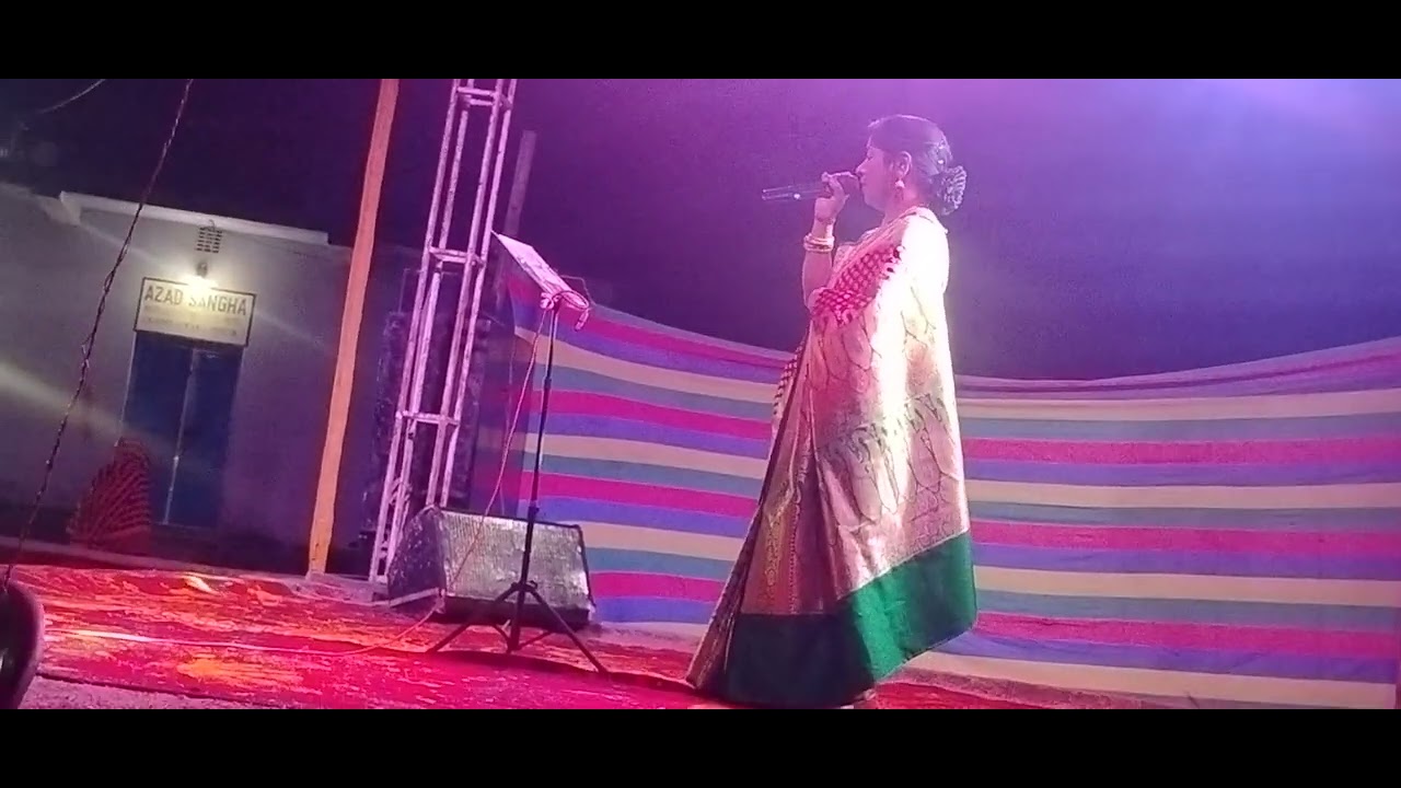 Ke Anilo Re Kothai Chilo Re... | Stage Performance|#bengali #karoake #stage #singing #trending