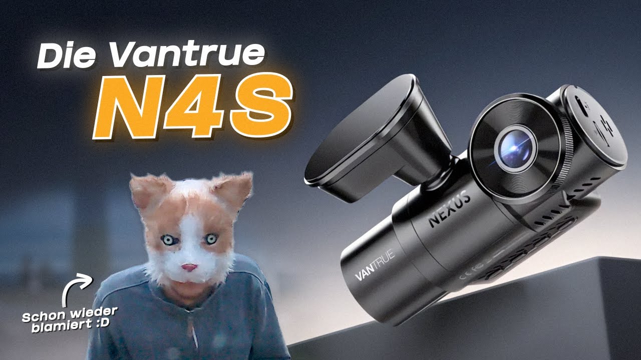 Für den Preis eine gute 3-Channel-Dashcam! – Wir schauen uns die Vantrue N4S an. 📸💶