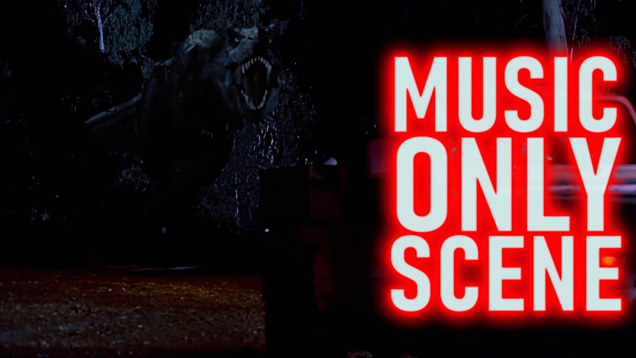 Jurassic Park Music Only: T-Rex Chase