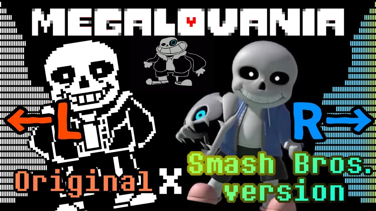 左:MEGALOVANIA原曲×右:スマブラver.＝『超 神 曲』【Undertale】【スマブラ】