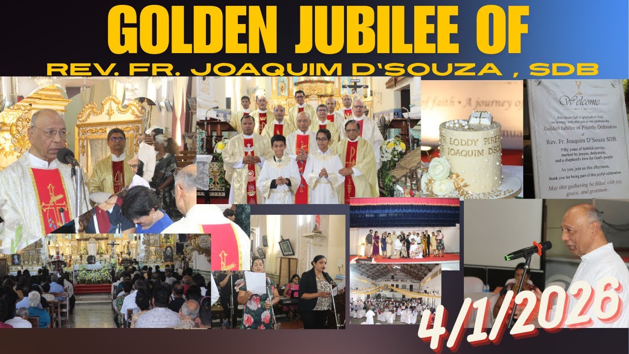 Golden Jubilee Of Rev. Fr. Joaquim D'Souza, SDB