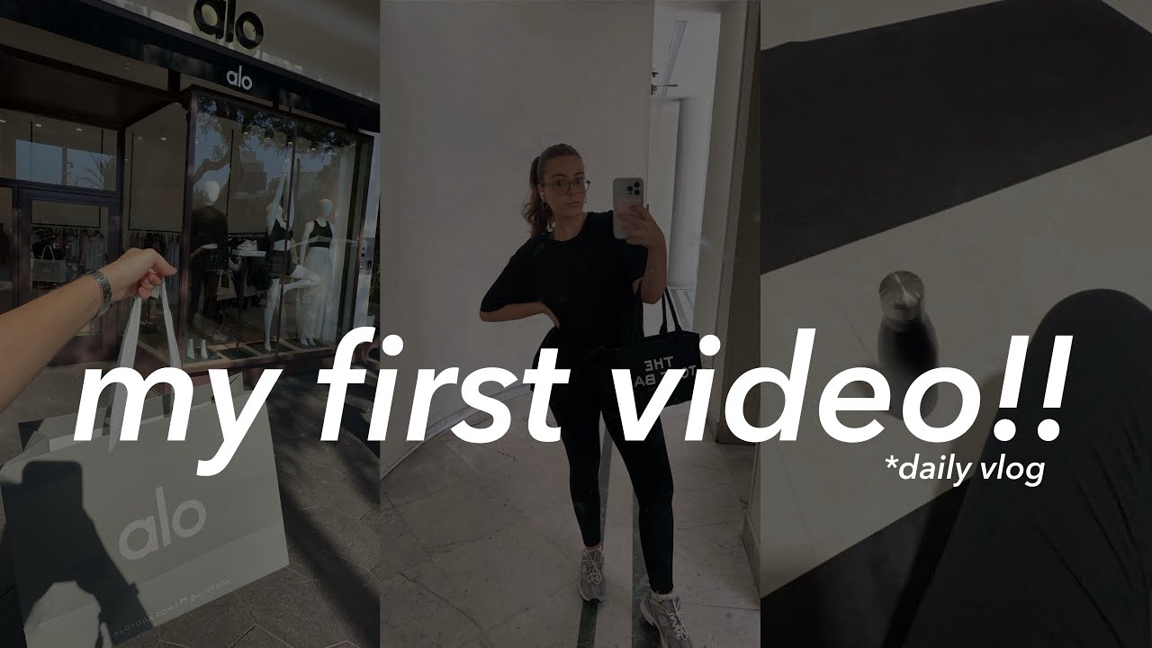 daily vlog| my first video, get to know me, pilates