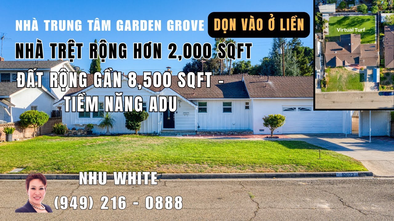 NHU WHITE | NH&Agrave; TRỆT ĐẤT RỘNG C&Oacute; THỂ X&Acirc;Y ADU, NGAY TRUNG T&Acirc;M ẨM THỰC C&Aacute;C NƯỚC