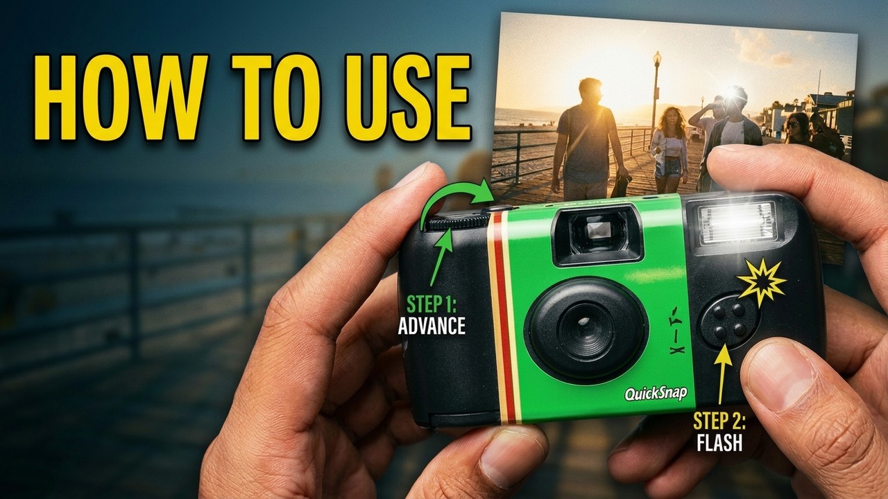How to Use a Disposable Camera