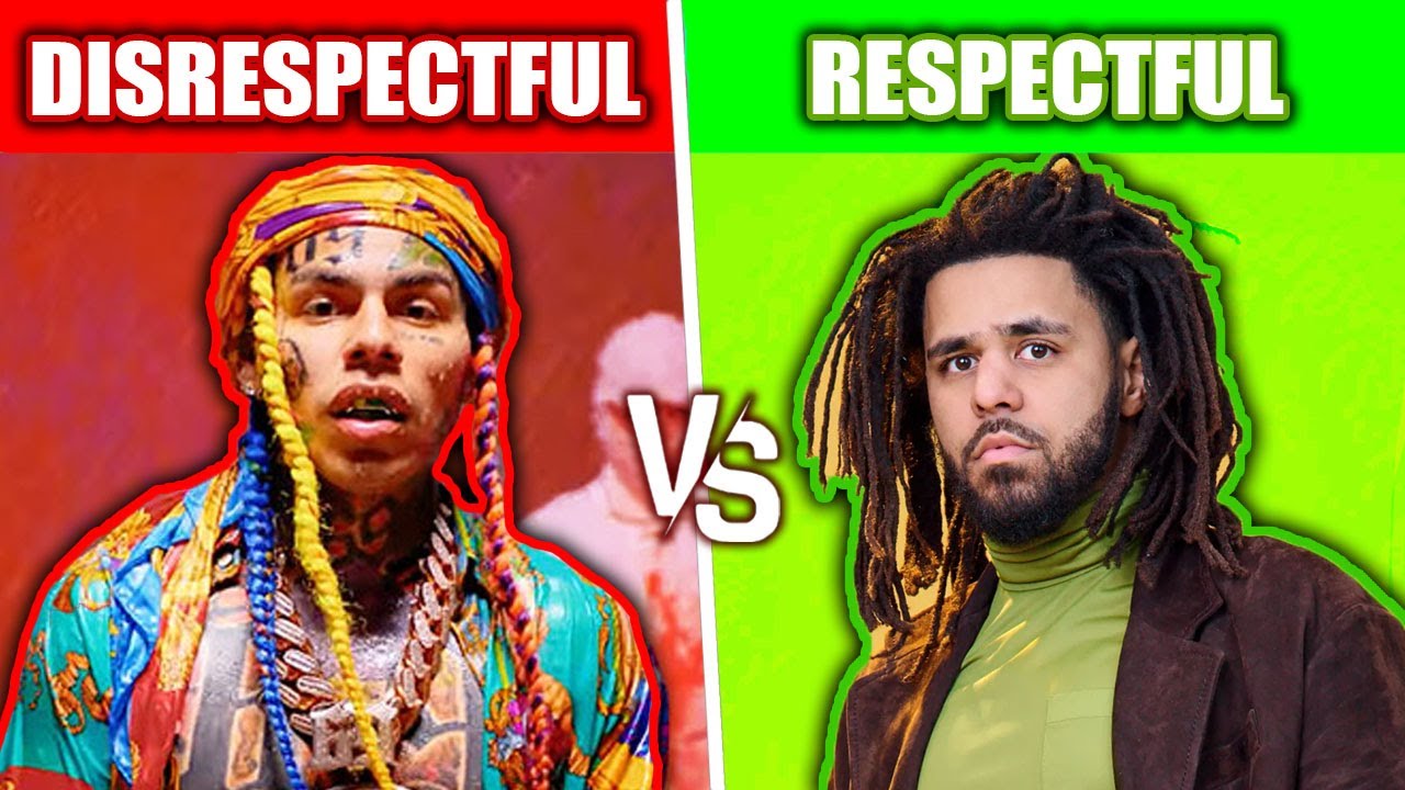 DISRESPECTFUL RAPPERS VS RESPECTFUL RAPPERS