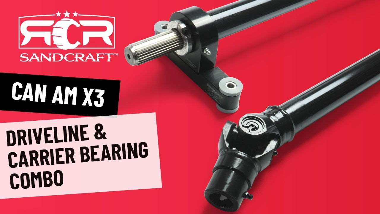 SANDCRAFT DIY Installation - Carrier Bearing &  Driveline Combo - 2020 Can-Am X3