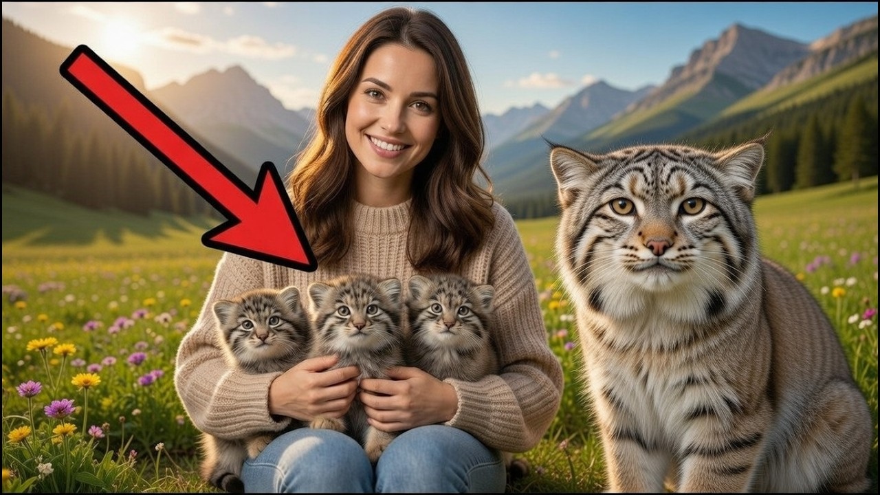 I Found a Dying Pallas's Cat… Then 5 Kittens Arrived! AI Story #PallasCat #Manul #aistorytelling