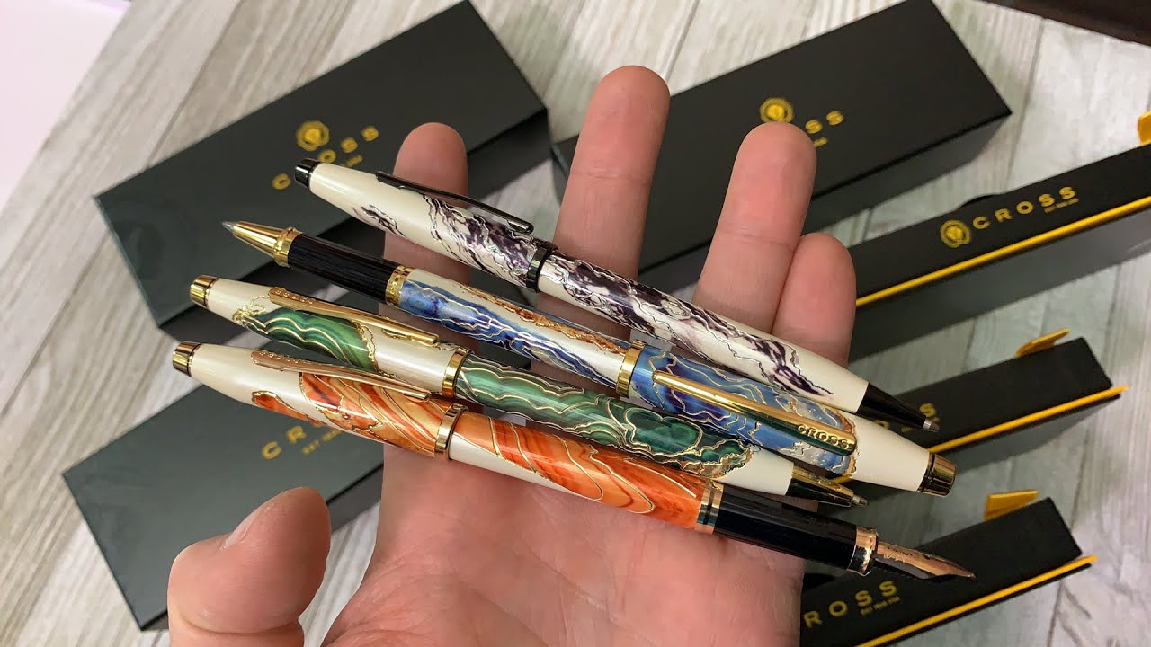 Распаковка и пример письма от Cross Century II Wanderlust Pen