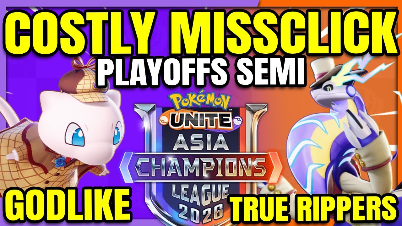 WHAT A MISTAKE Godlike vs True Rippers - ACL India | Pokemon Unite