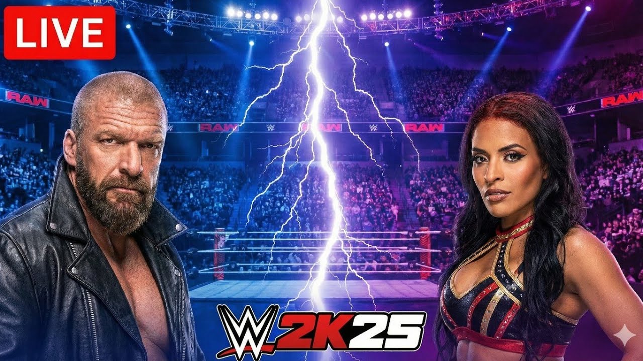TRIPLE H VS ZELINA| ​LIVE : Play WWE2K25 LIVE: Aaj Hoga Asli Muqabla! 🥊