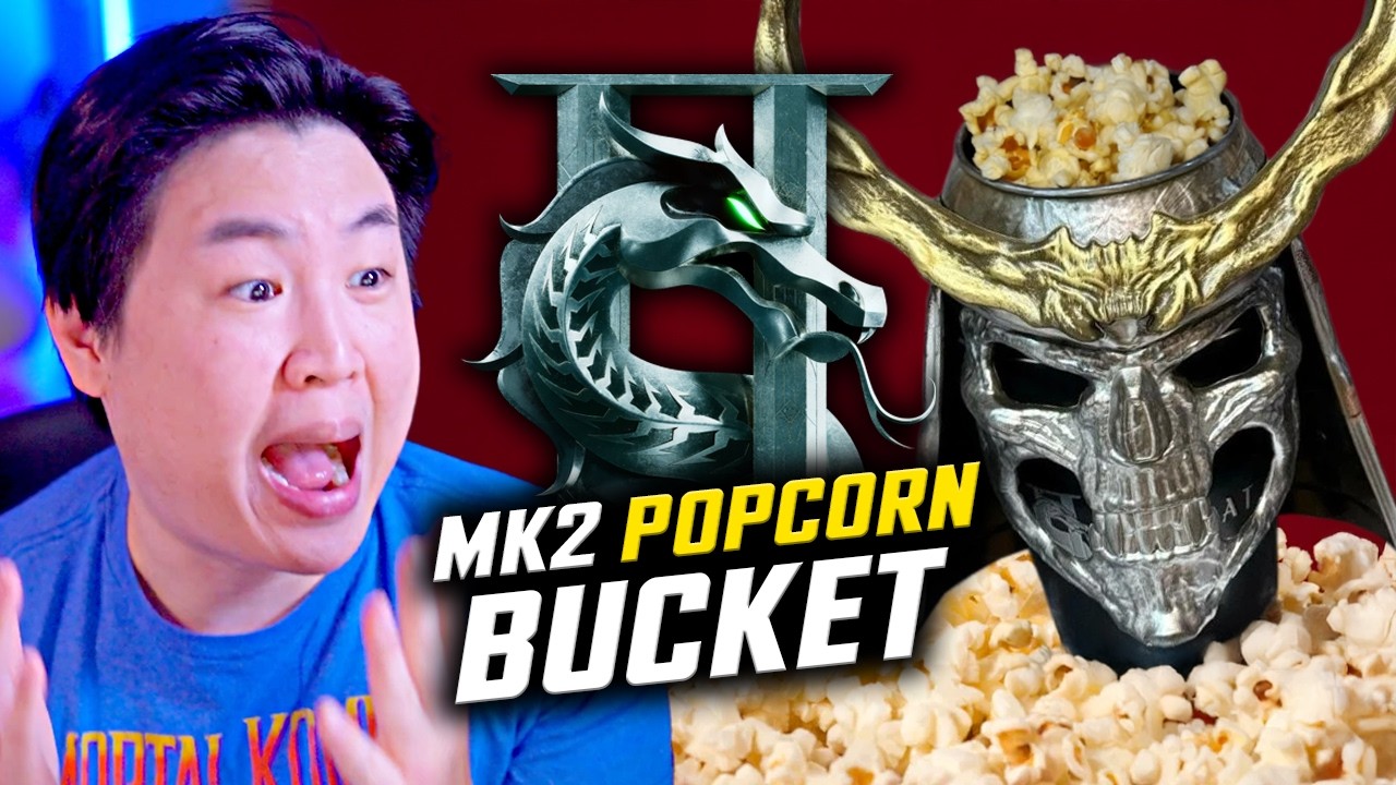 *I NEED IT!!* FIRST Look at The MORTAL KOMBAT 2 MOVIE Popcorn Bucket!!