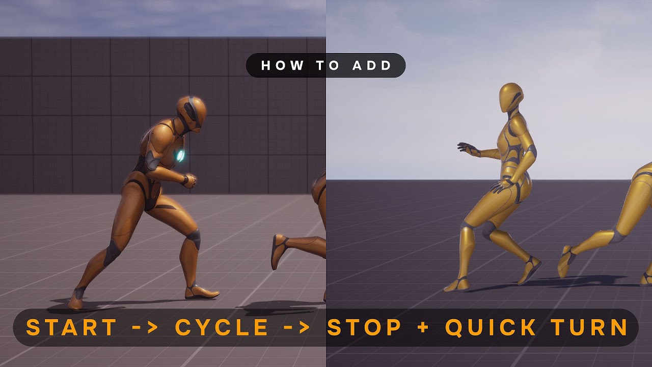 Quick Turn + Start & Stop Unreal Engine 5