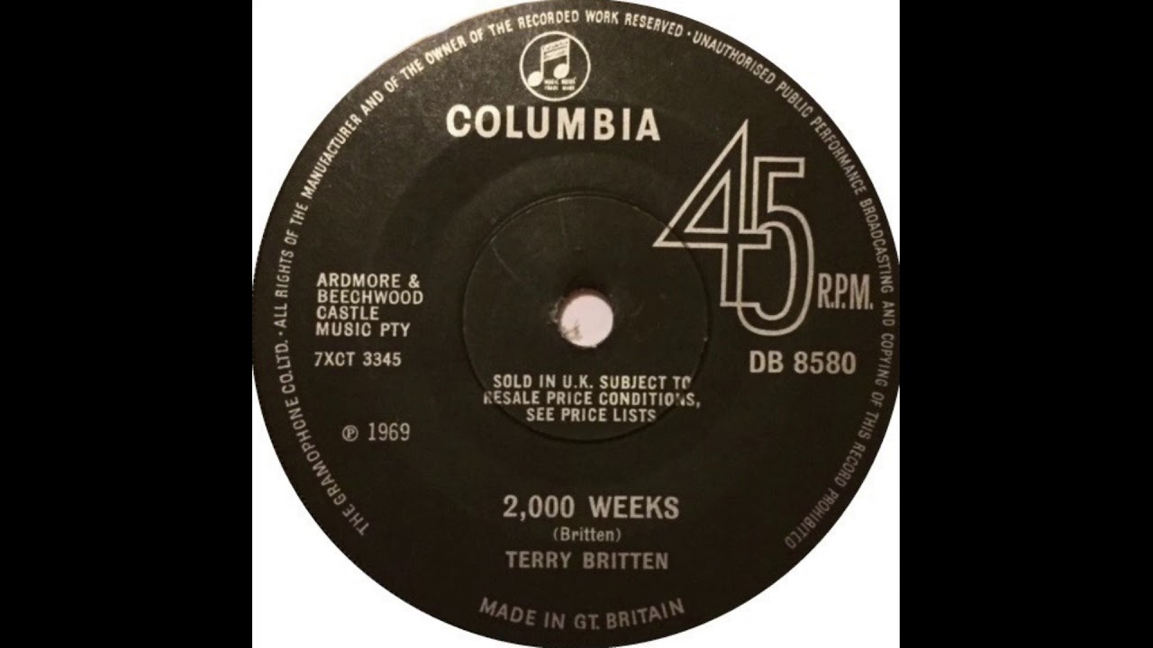 Terry Britten - 2000 Weeks (Rock) (1969)