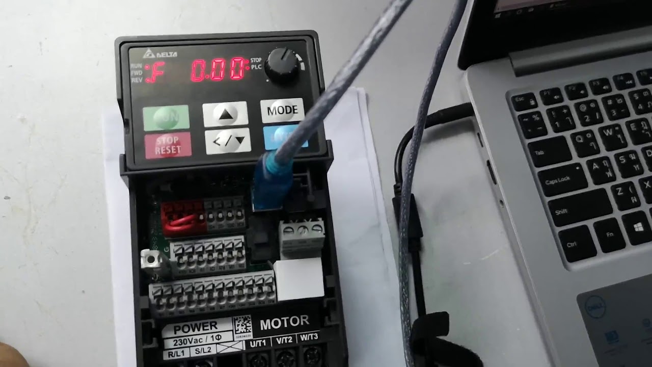 ทำโปรแกรม PLC  ใน MS300  Delta Inverter