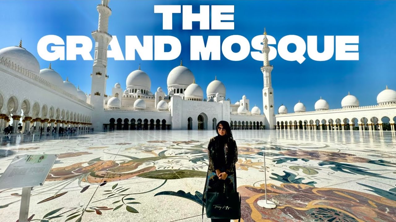Grand Mosque Abu Dhabi - An Overwhelming Experience #dubai #travel #abudhabi