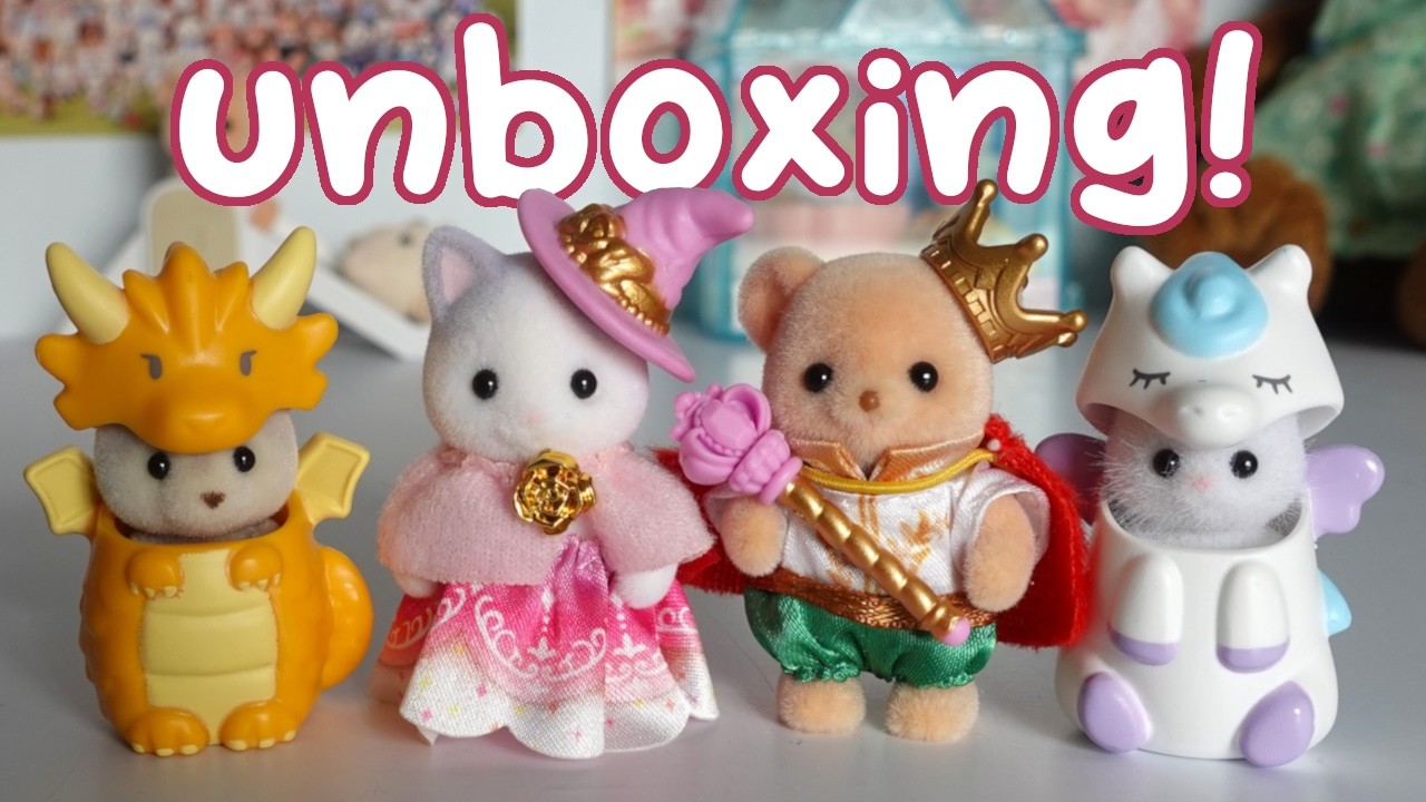 NEW Sylvanian Families! Fantastical Fairytale Friends unboxing ✨ お城のゆめいろゆうえんち -ハピネスドリーム-