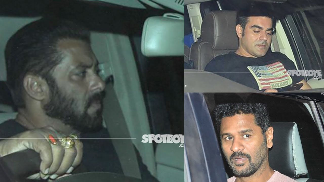 SPOTTED: Salman Khan & Arbaaz Khan Meet Prabhudeva for Dabangg 3? | SpotboyE
