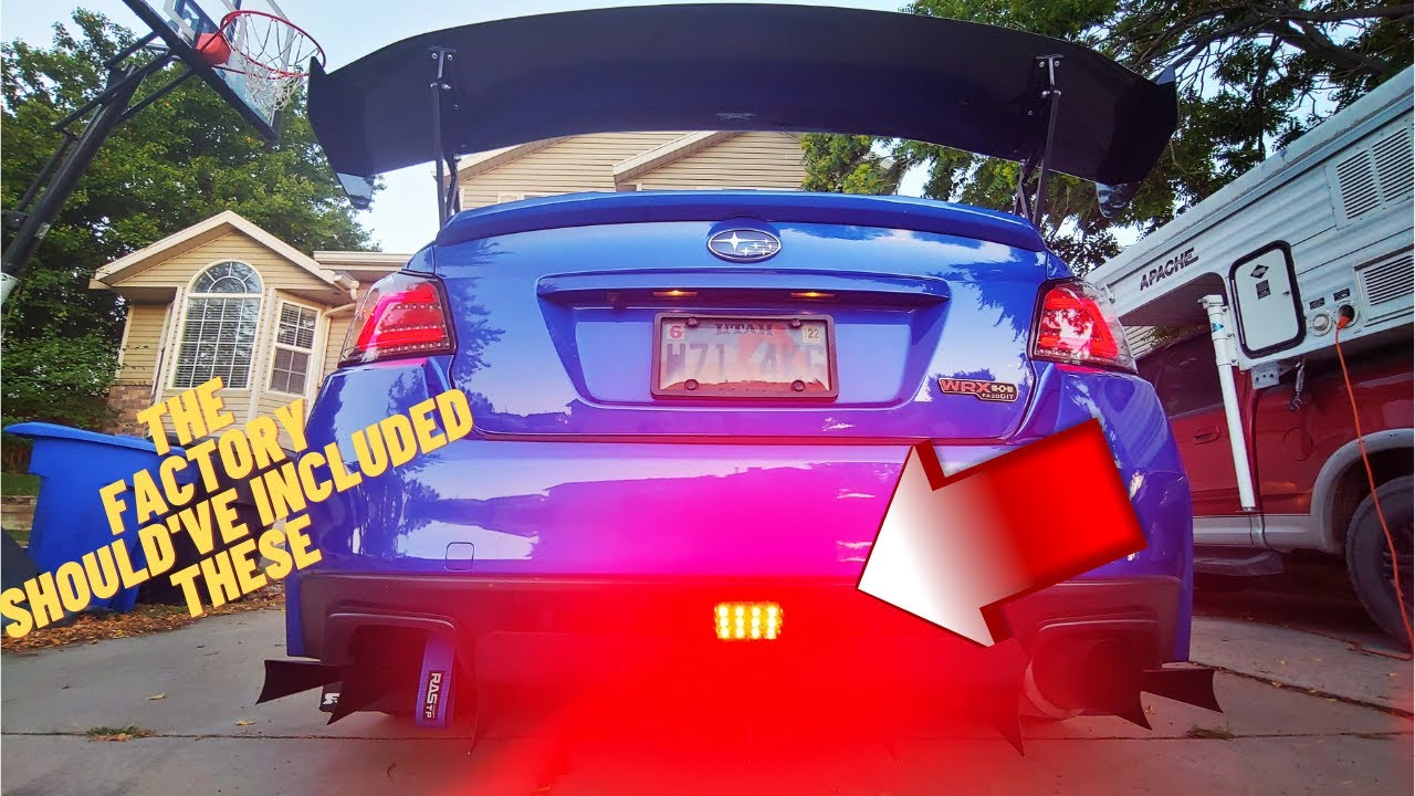 F1 Style Brake Light Detailed Install 2015+ WRX/STI