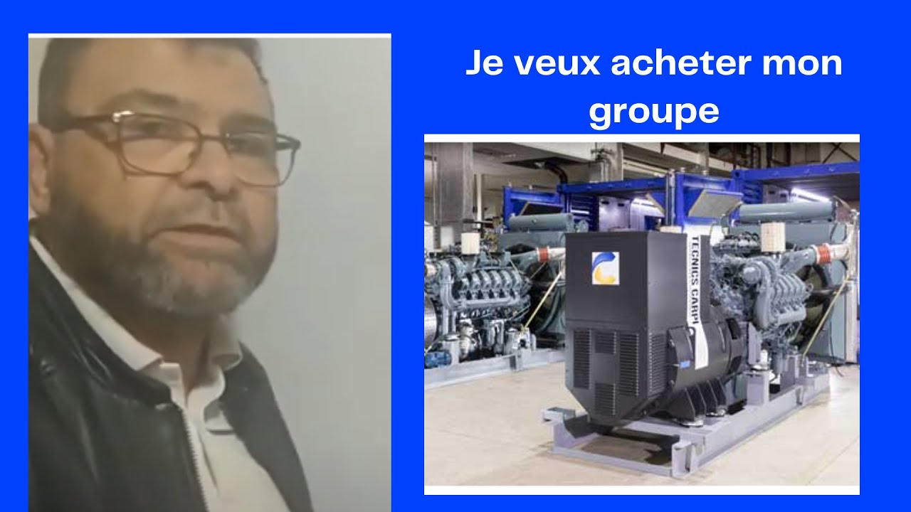 Video N°274 EXEMPLE D'APPLICATION SUR LE CHOIX GROUPE ELECTROGENE