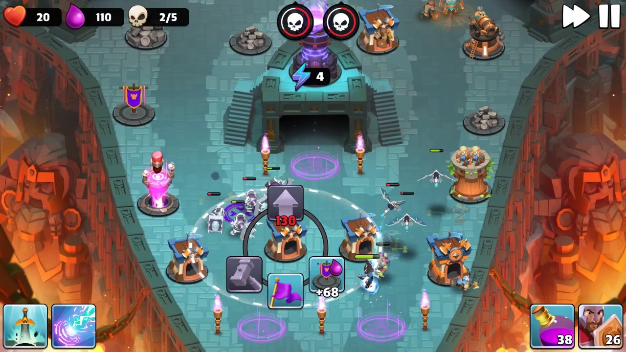 Castle Creeps TD - Chapter 11 Level 44-Every Which Way 3 Stars