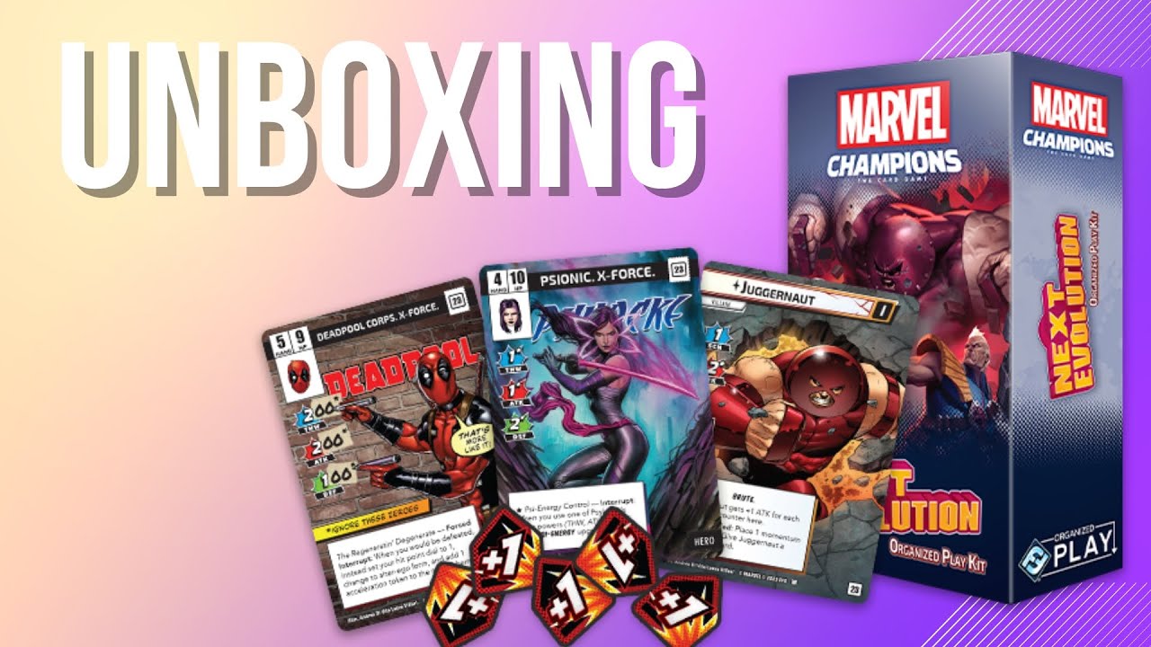 Unboxing a Organized Play Kit - Marvel Champions