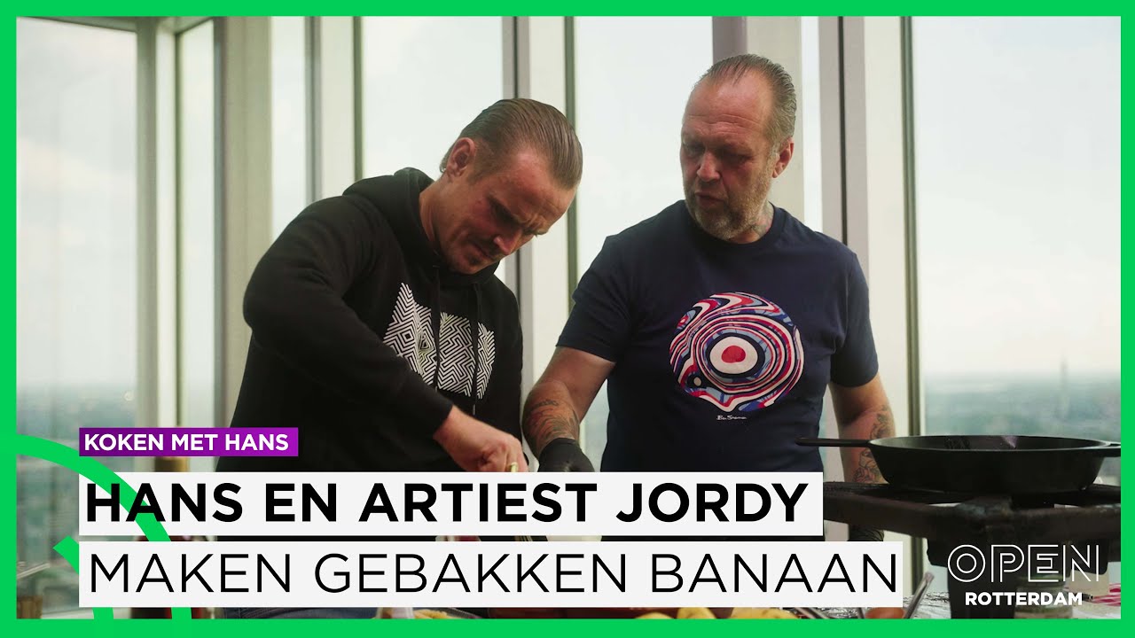 Chef-kok Hans maakt lekker zoet toetje met artiest Jordy Dijkshoorn | KOKEN MET HANS | Afl. 4