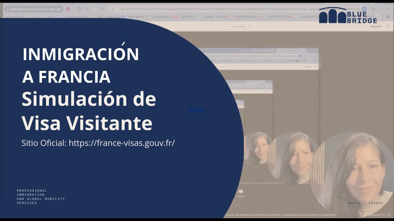 ¿Cómo aplicar a la Visa visitante para FRANCIA? 🇫🇷 - simulación en el sitio oficial