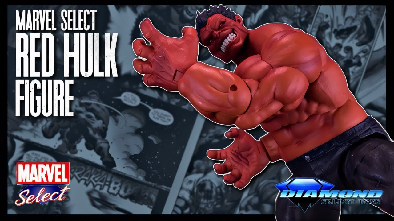 Фигурка Халка из серии Diamond Select Marvel Select Red | @TheReviewSpot