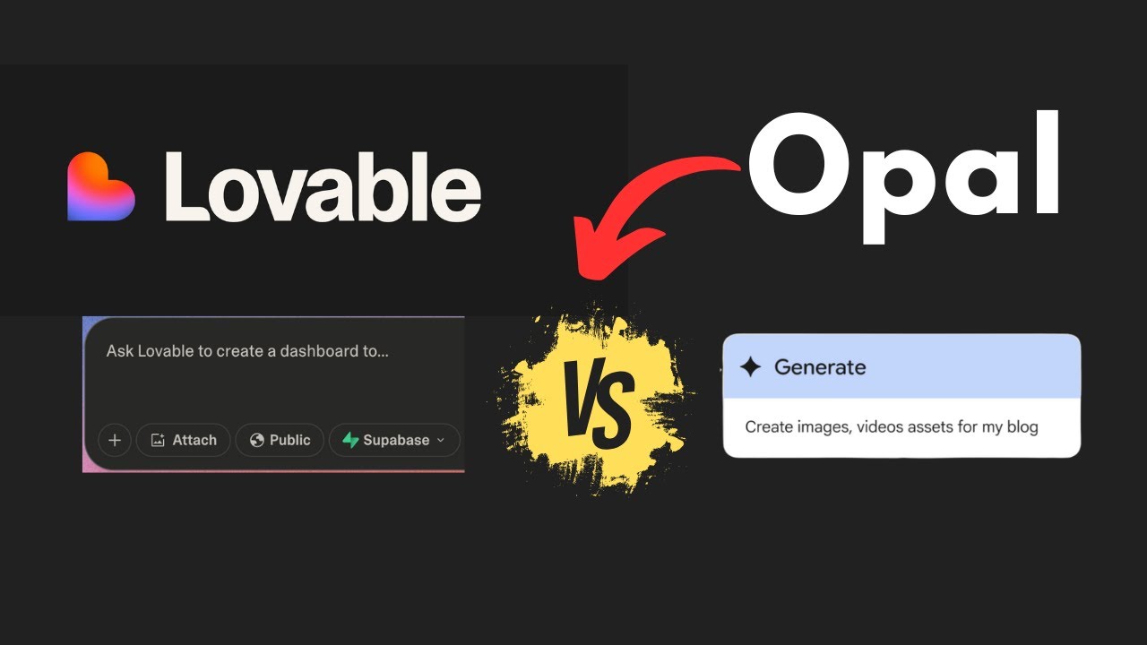 Google Opal vs Lovable