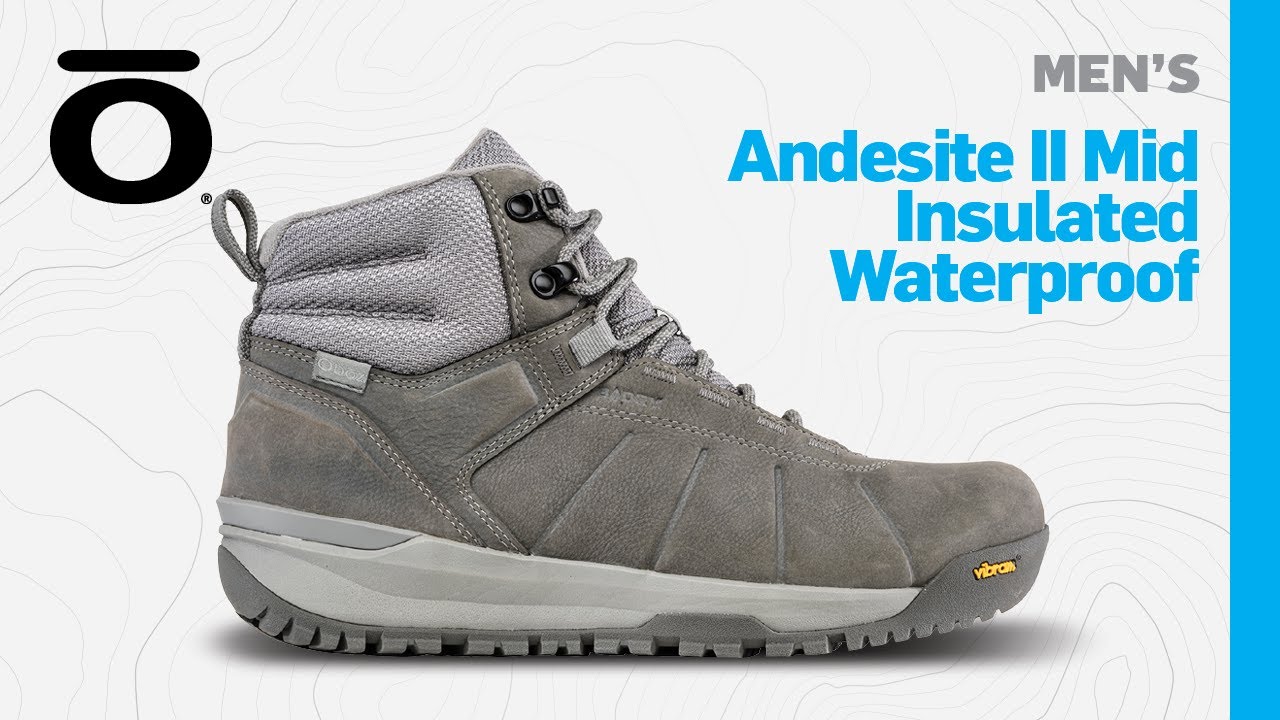 Oboz Footwear | Men’s Andesite II Mid Insulated B-DRY waterproof