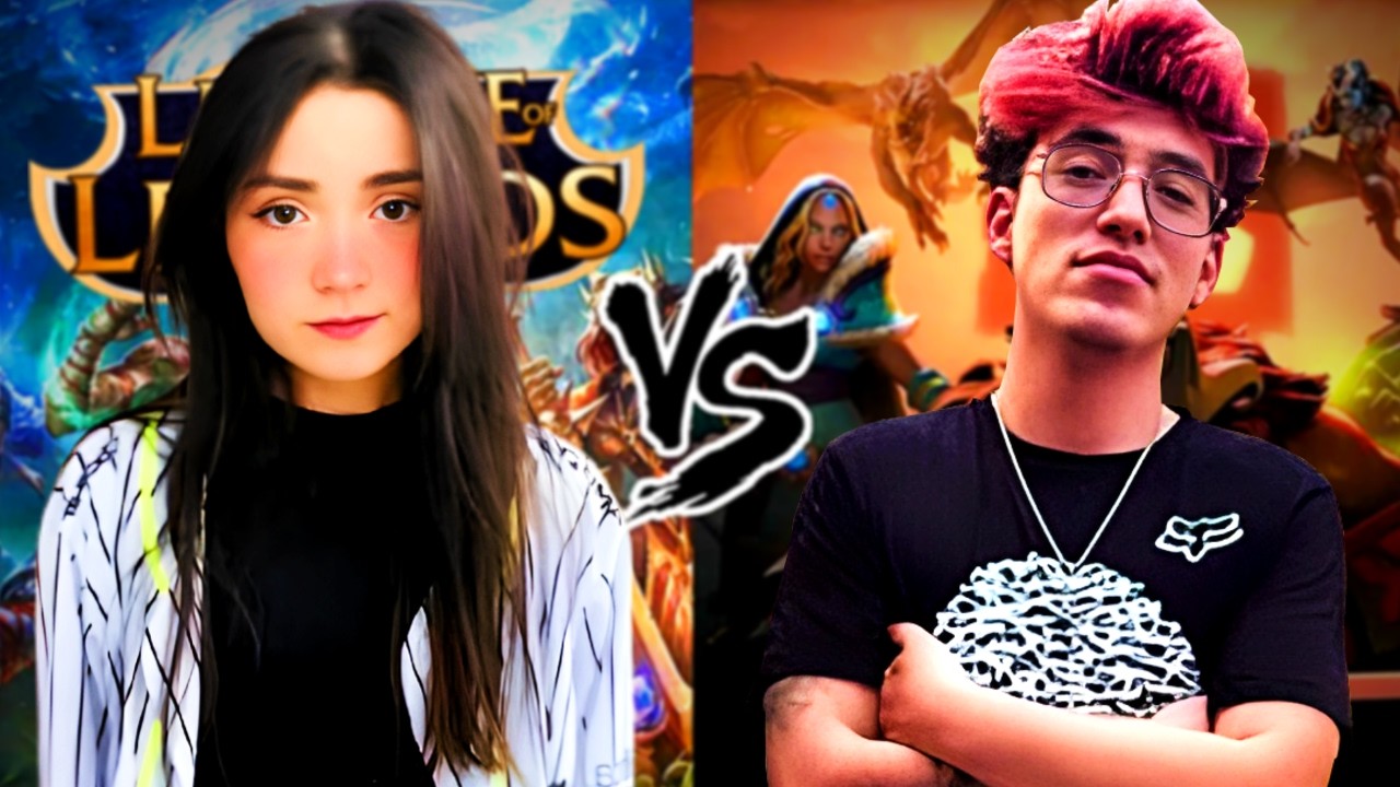 MARY Y GLOGLO HACEN VERSUS DE LOL (REVANCHA) Y DOTA XD