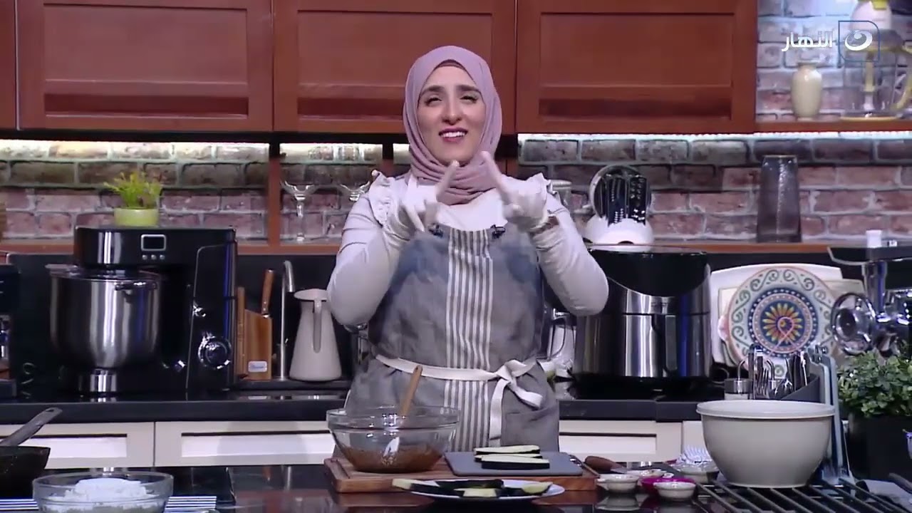ستيك الباذنجان المشوي أكلة تجنن وطعمها خطيــر.. شوف الطريقة مع مروة الشافعي