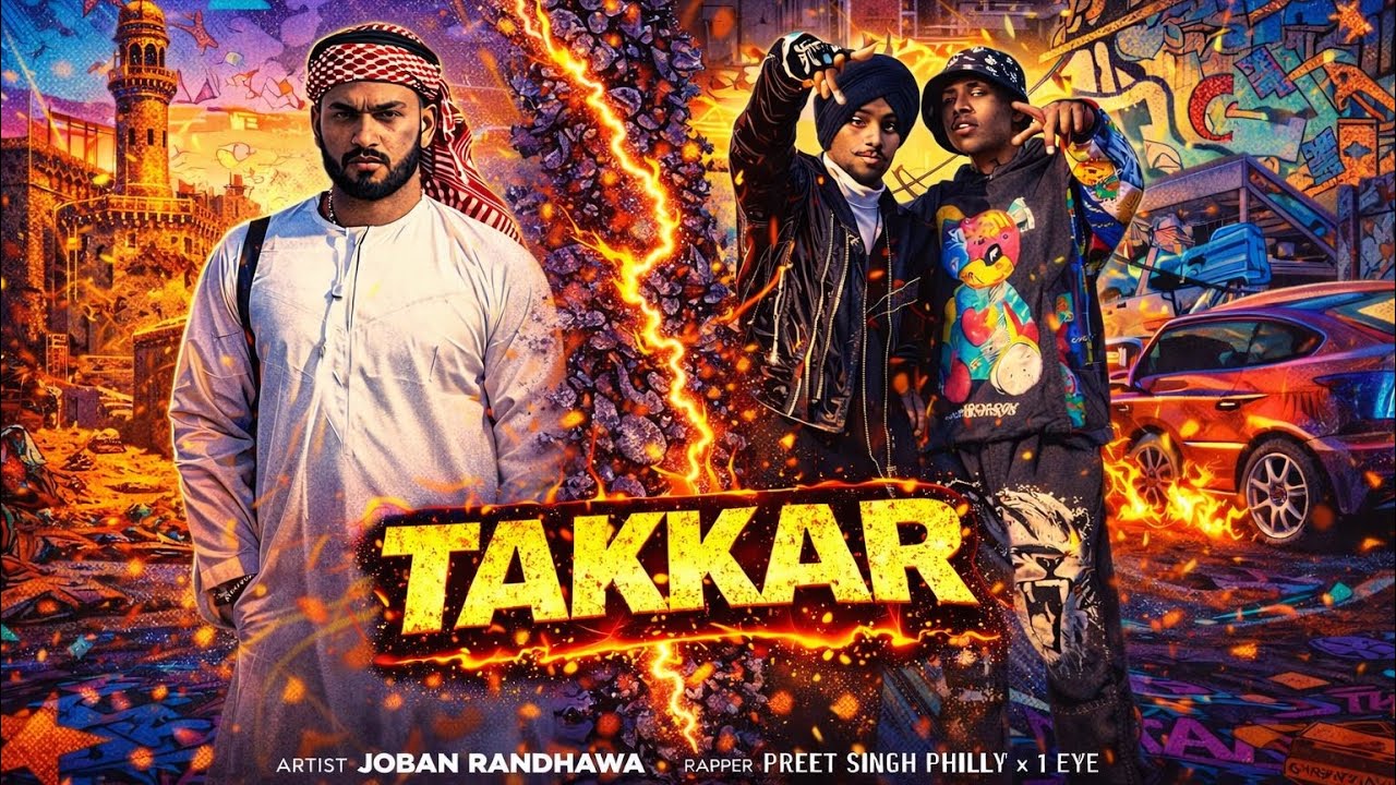 TAKKAR (MUSIC VIDEO) Preet Singh Philly x Joban Randhawa x 1Eye #newpunjabisong #trendingpunjabisong