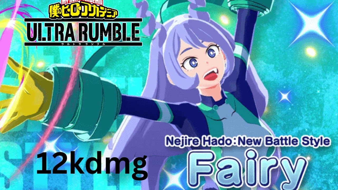 The Nejire main Finnaly got the quirk set 12kdmg