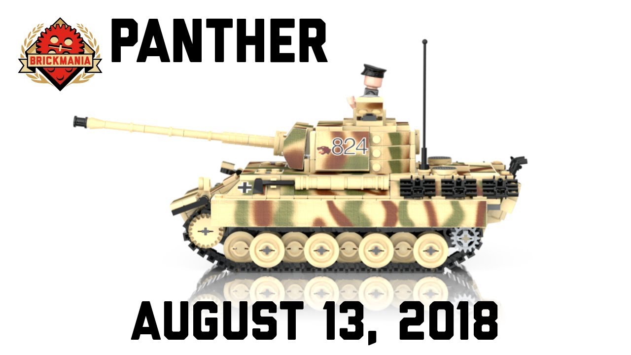 Panther - Panzerkampfwagen V Ausf D - Custom Military Lego