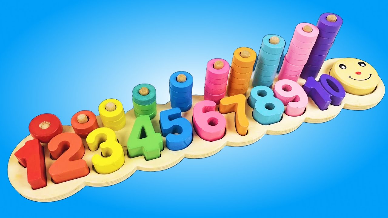 Learn Colors and Numbers | Learn Counting 1-10 for Kids | Preschool Toddler Learning Video