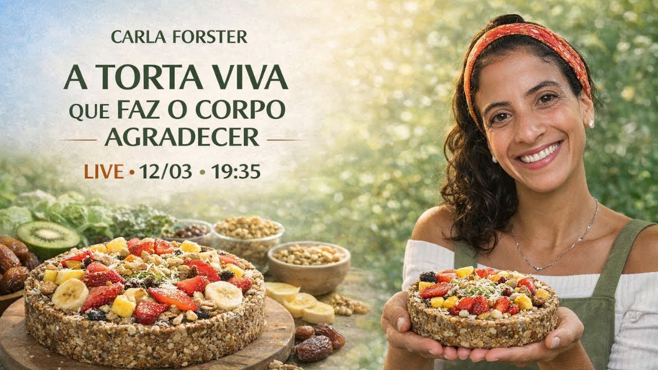 A Torta Viva que Faz o Corpo Agradecer