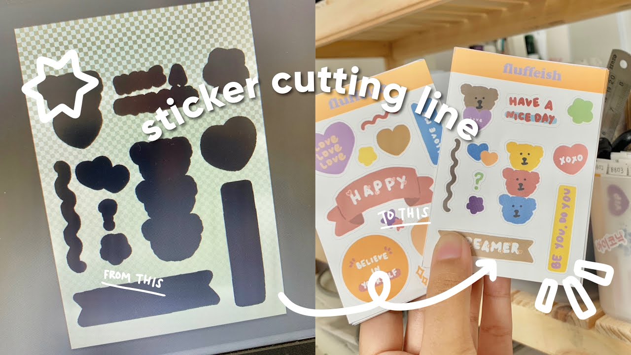 [tutorial] caraku bikin pola cutting sticker ✨