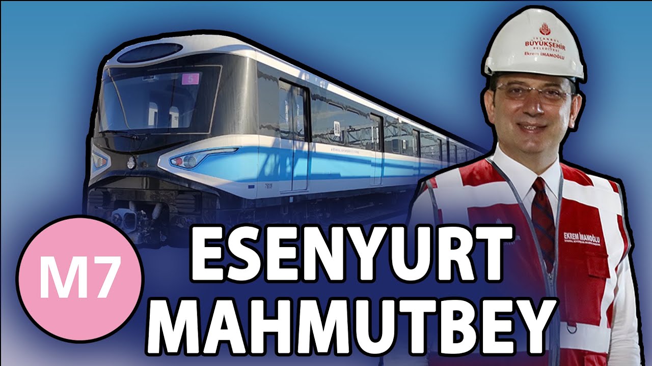 M7 Esenyurt - Mahmutbey Metro Hattı Google Earth Turu