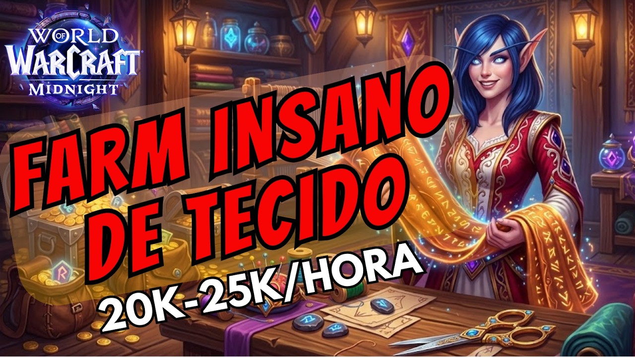 FARM INSANO DE TECIDO - 20K A 25K POR HORA