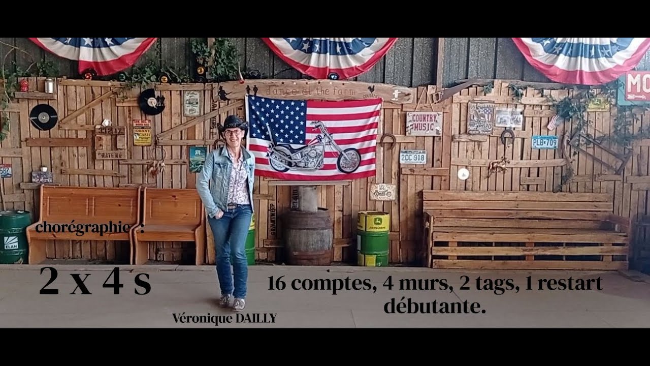 2 x 4s line dance country, Véronique DAILLY