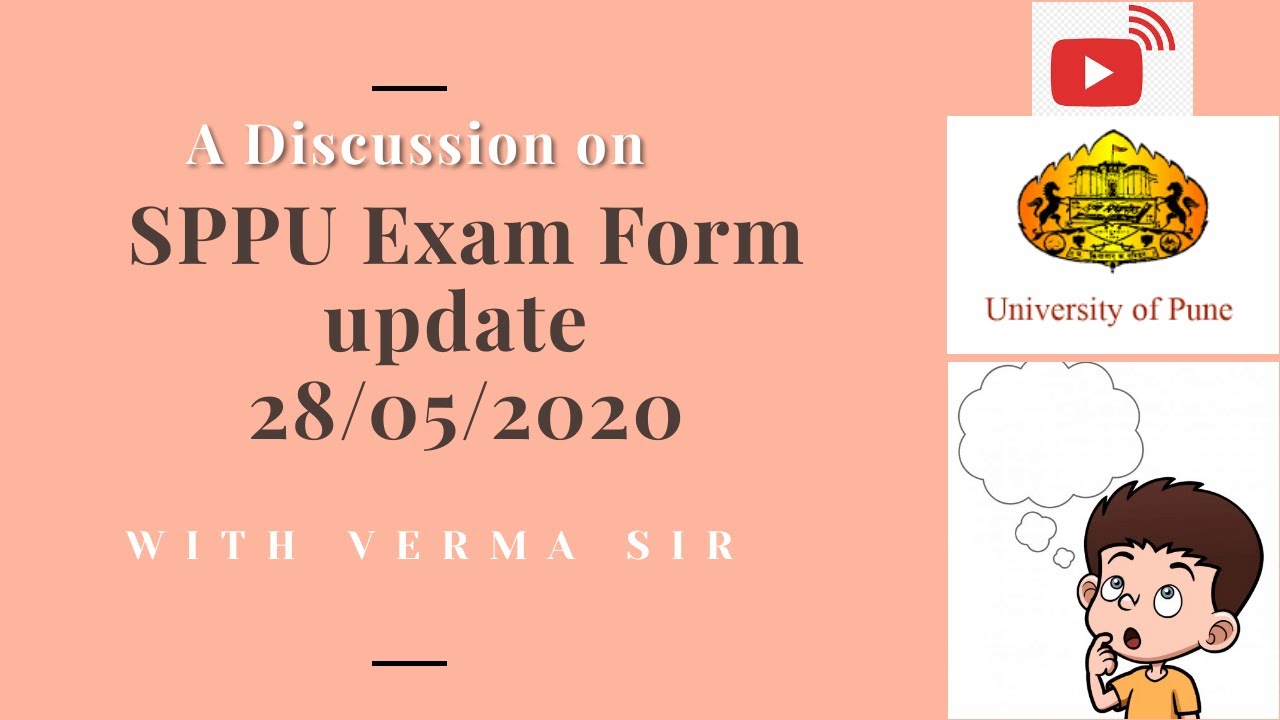Must watch Video on SPPU EXAM Form May 2020