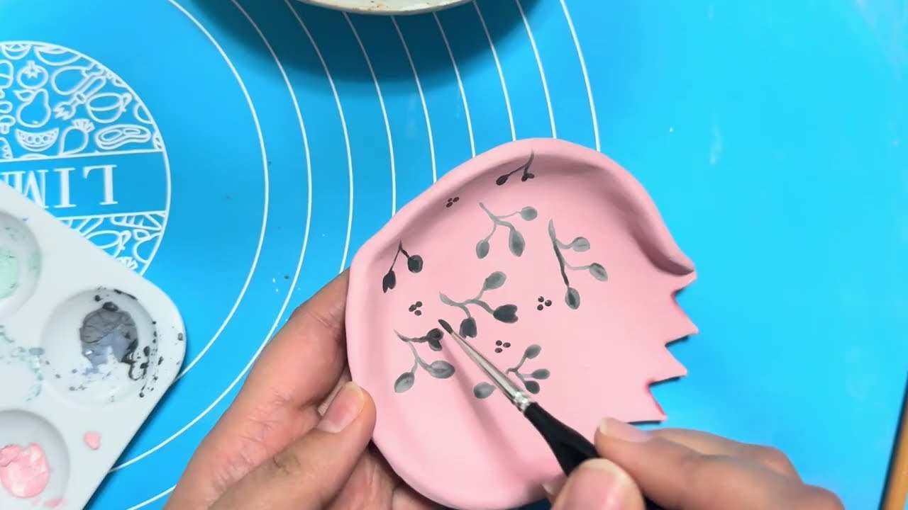 Pomegranate Inspired Ceramics – Dish and Tiny Vase Handbuilding Process