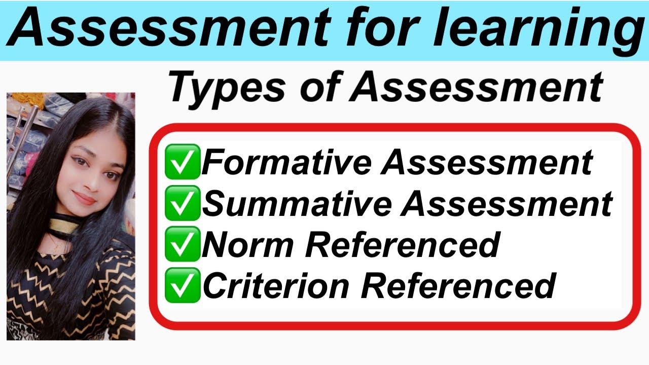 Types of Assessment: Formative, Summative, Norm Referenced Assessment, Criterion Referenced Assessme