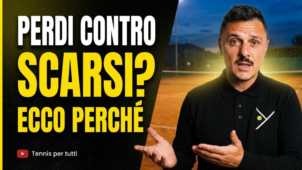 🎾 Perché Perdi Contro Giocatori Più Deboli? #tennis